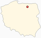 Map of Poland - Biskupiec in Poland