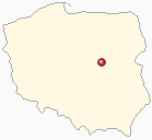 Map of Poland - Warszawa (Warsaw) in Poland