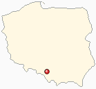 Map of Poland - Bierun in Poland