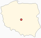 Map of Poland - Zgierz in Poland