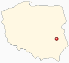 Map of Poland - Lublin in Poland