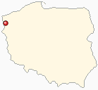 Map of Poland - Szczecin in Poland