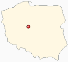 Map of Poland - Slesin in Poland
