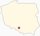 Map of Poland - Swietochlowice in Poland