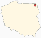 Map of Poland - Suwalki in Poland