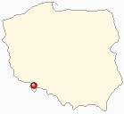 Map of Poland - Zloty Stok in Poland