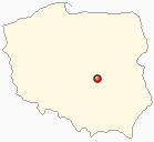 Map of Poland - Nowe Miasto nad Pilica in Poland