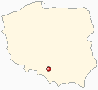 Map of Poland - Bedzin in Poland
