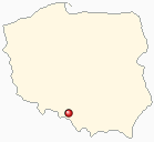 Map of Poland - Czerwionka-Leszczyny in Poland