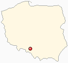 Map of Poland - Gliwice in Poland