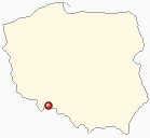 Map of Poland - Glucholazy in Poland