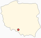 Map of Poland - Knurow in Poland