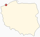 Map of Poland - Kolobrzeg in Poland