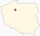 Map of Poland - Koronowo in Poland