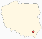 Map of Poland - Lancut in Poland