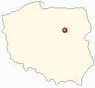 Map of Poland - Makow Mazowiecki in Poland