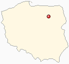 Map of Poland - Myszyniec in Poland