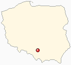 Map of Poland - Olkusz in Poland
