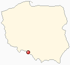 Map of Poland - Raciborz in Poland