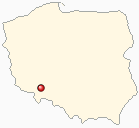 Map of Poland - Strzelin in Poland