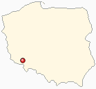 Map of Poland - Swidnica in Poland