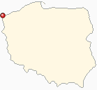 Map of Poland - Swinoujscie in Poland