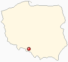 Map of Poland - Rudy in Poland