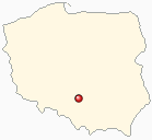 Map of Poland - Siedlec k/Zarek in Poland