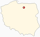 Map of Poland - Gietrzwald in Poland