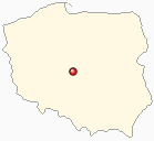 Map of Poland - Poddebice in Poland