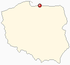 Map of Poland - Gronowo in Poland