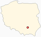 Map of Poland - Olesnica k/Staszowa in Poland