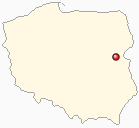 Map of Poland - Niemojki in Poland