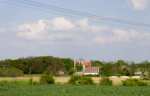 The view of the church and the park in Lisewo Koscielne - Lisewo Koscielne pictures
