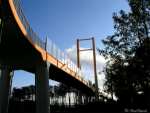 Kladka nad ulica Kolejowa oraz torami - Gizycko pictures