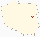 Map of Poland - Mordy in Poland