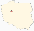Map of Poland - Janowiec Wielkopolski in Poland