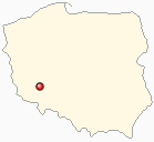 Map of Poland - Brzeg Dolny in Poland