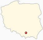 Map of Poland - Klaj in Poland