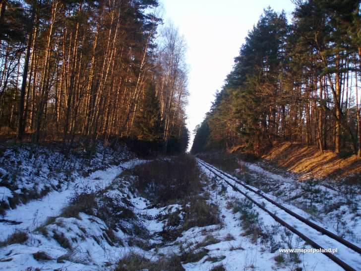A narrow railway track - Elk