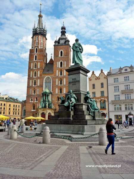 Adam Mickiewicz Monument - Krakow