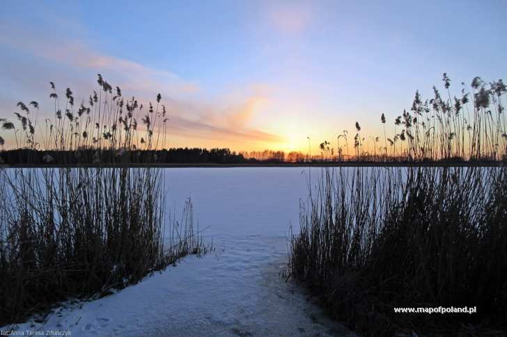 Sajno Lake in March - Orzysz