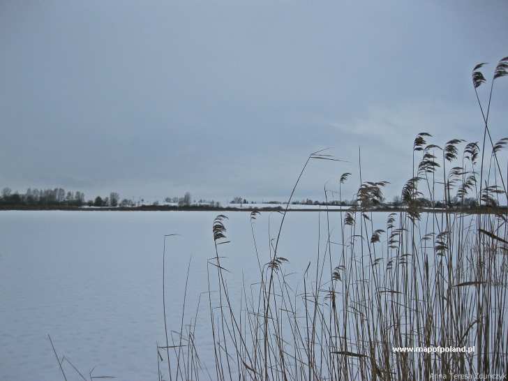 Sajno Lake in winter - Orzysz