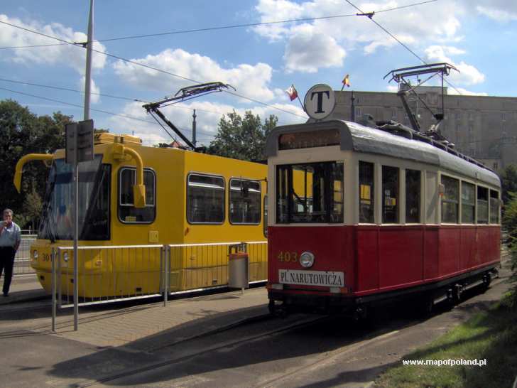 A historic tram - Warszawa