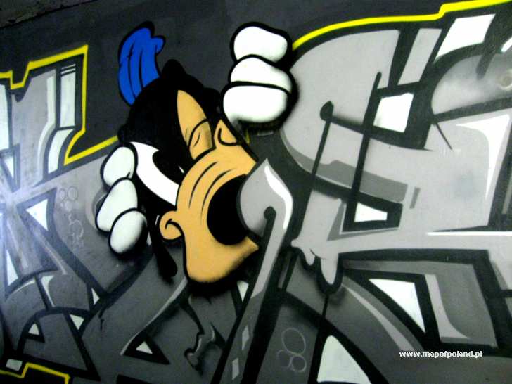 Graffiti W Przejsciu Podziemnym Przy Hali Polonia In Czestochowa 