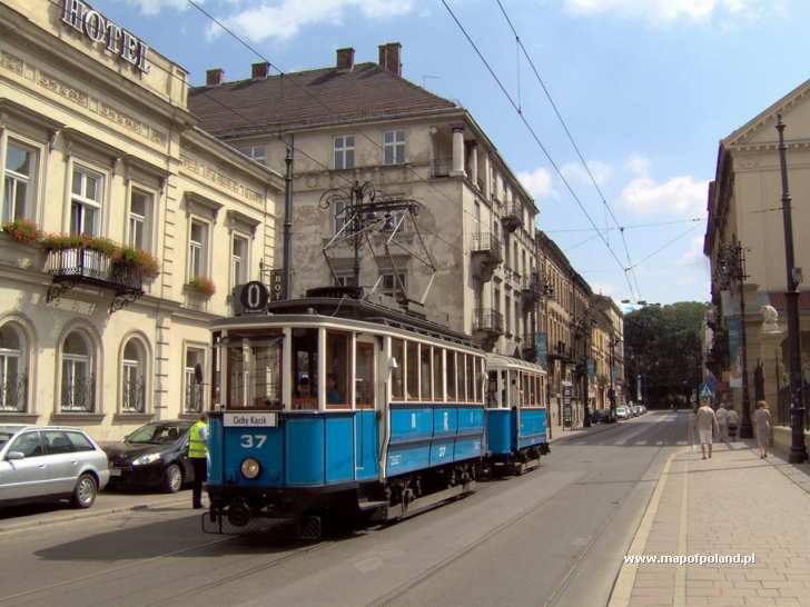 A historic tram - Krakow
